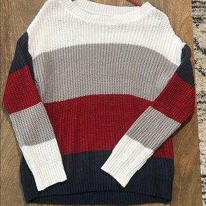 Color Block Knit Sweater